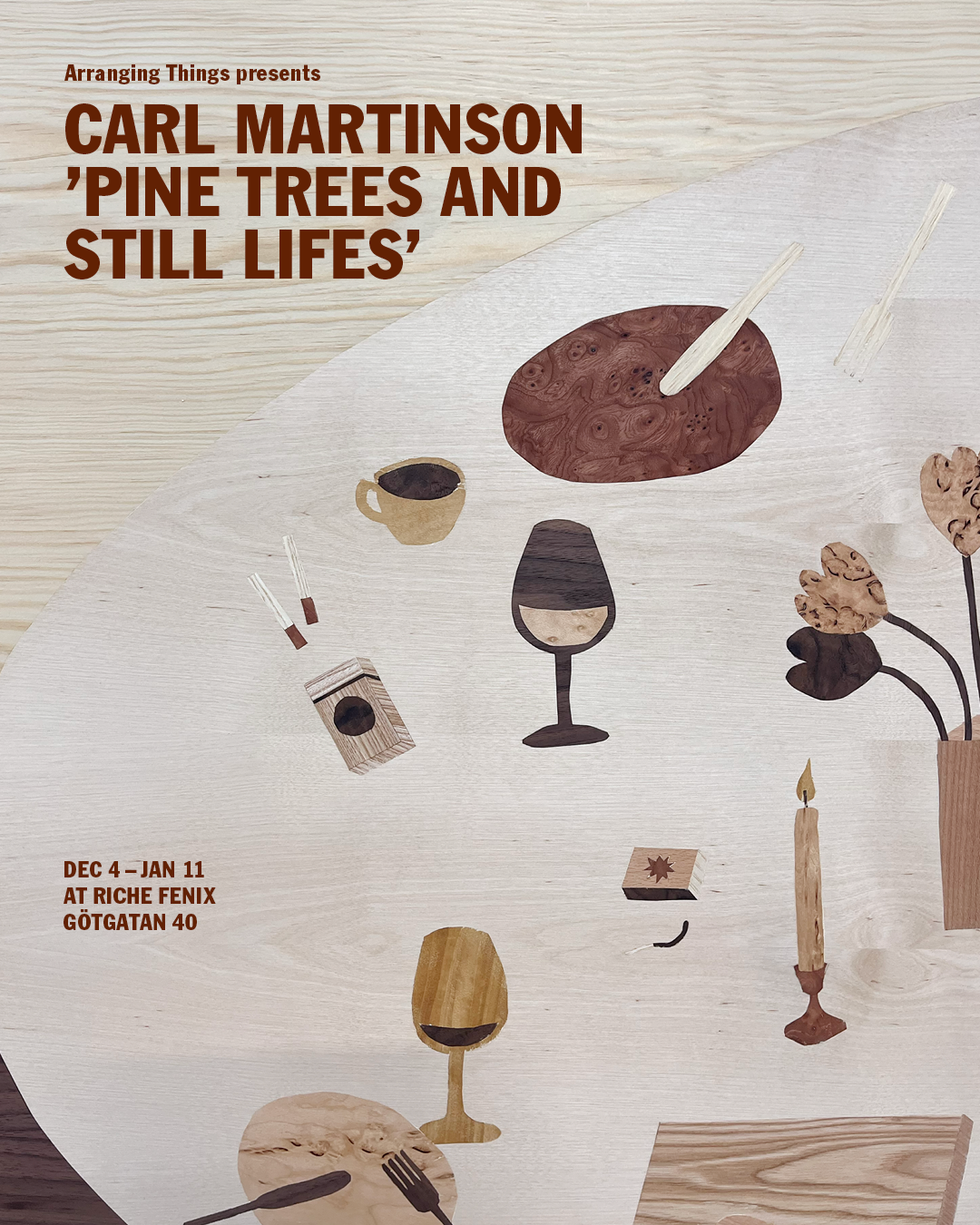 Pine Trees and Still Lifes by Carl Martinson